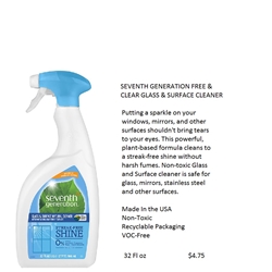 Seventh Generation Free & Clear Glass & Surface Cleaner 